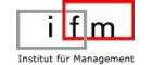 Logo: ifm - Institut f�r Management http://www.ifm.ac/